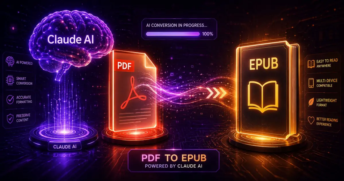 Claude AI দিয়ে বাংলা PDF থেকে নিখুঁত EPUB বানাবেন কীভাবে?