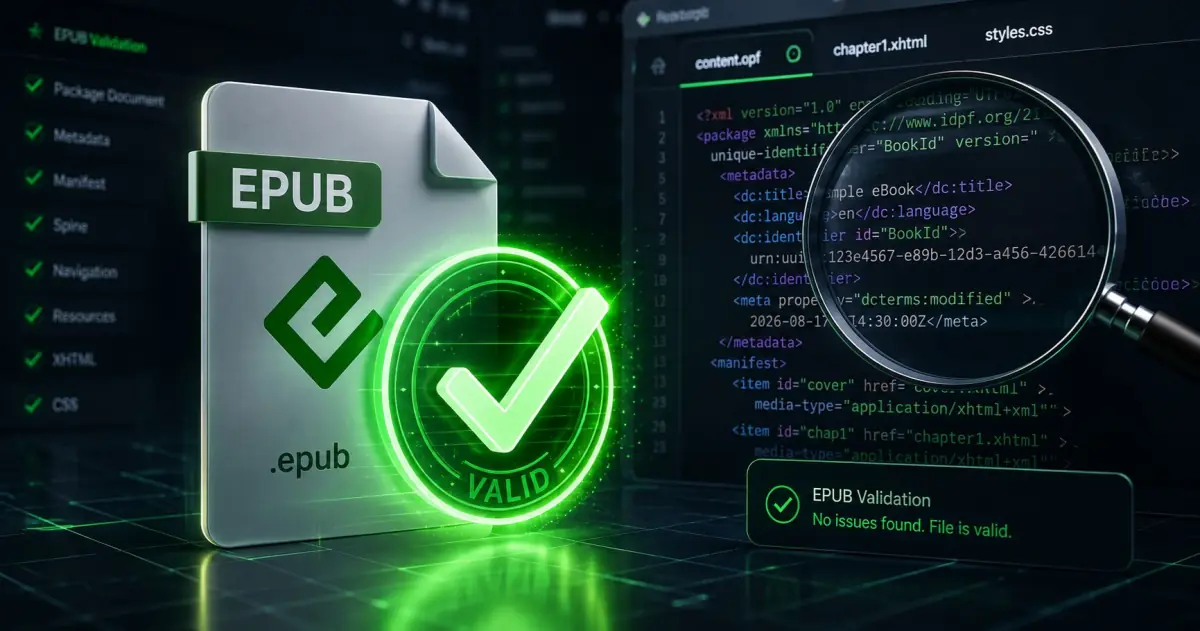 EPUB Validation কী এবং কেন প্রয়োজন?